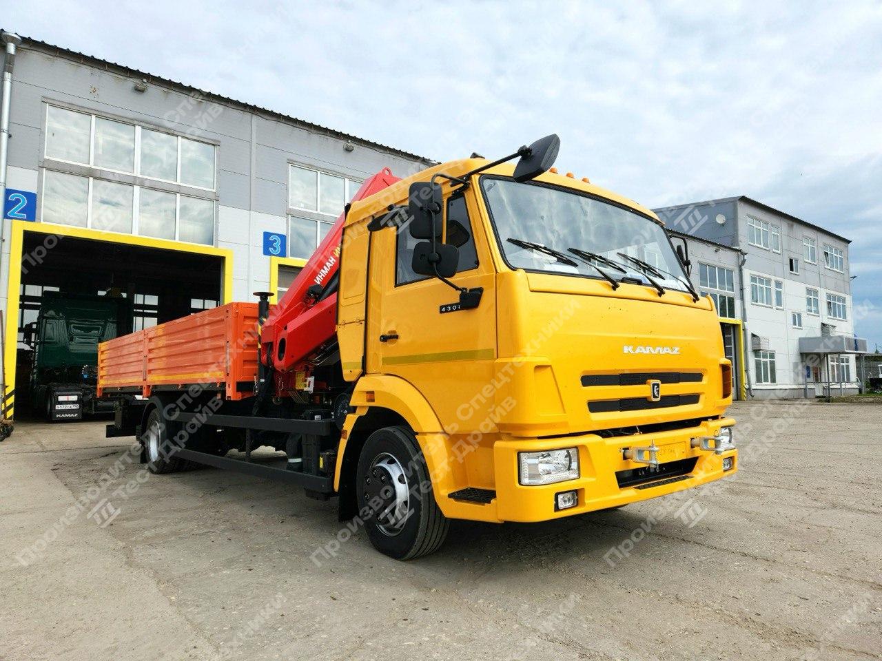 Бортовой КамАЗ 4308 4x2 с ГМУ ИНМАН ИМ 95 Фото №2