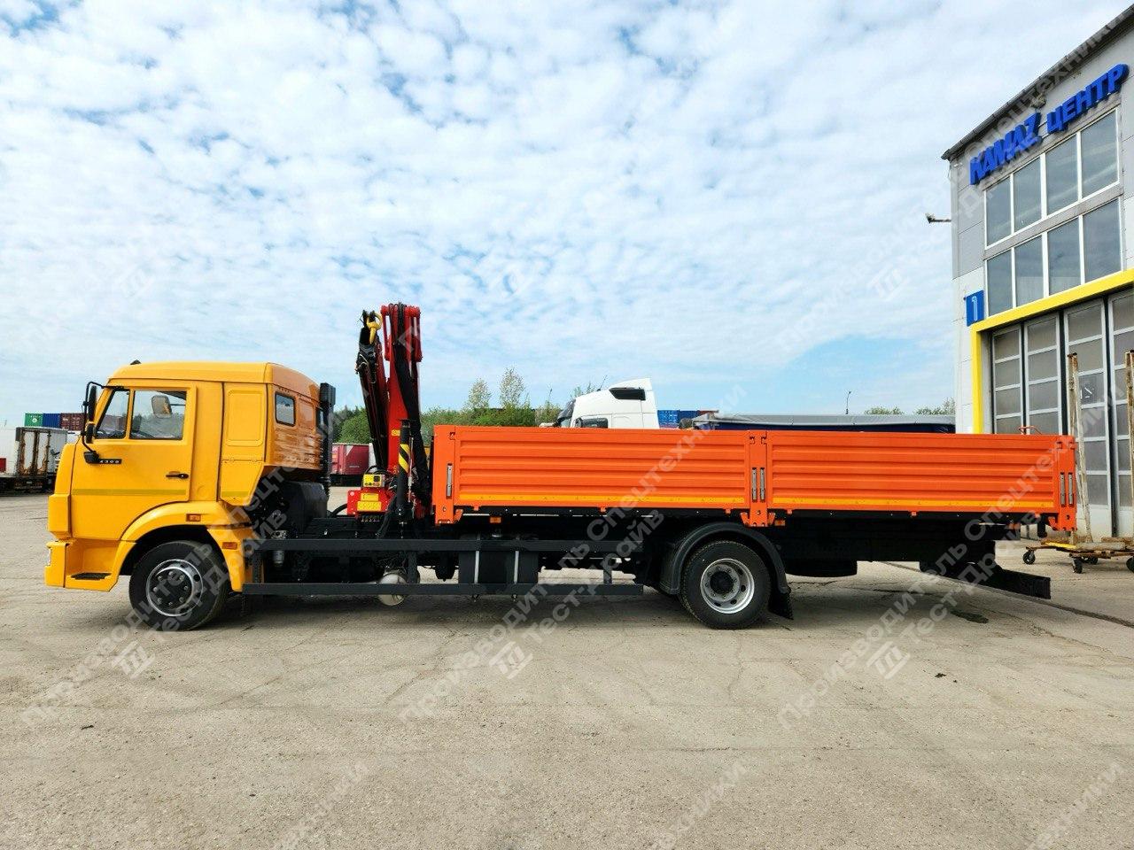 Бортовой КамАЗ 4308 4x2 с ГМУ ИНМАН ИМ 95 Фото №4