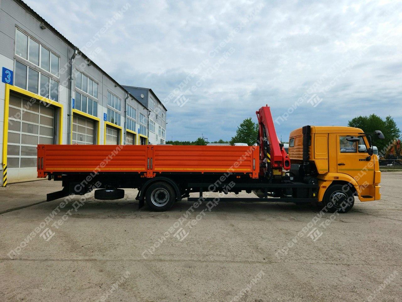 Бортовой КамАЗ 4308 4x2 с ГМУ ИНМАН ИМ 95 Фото №5