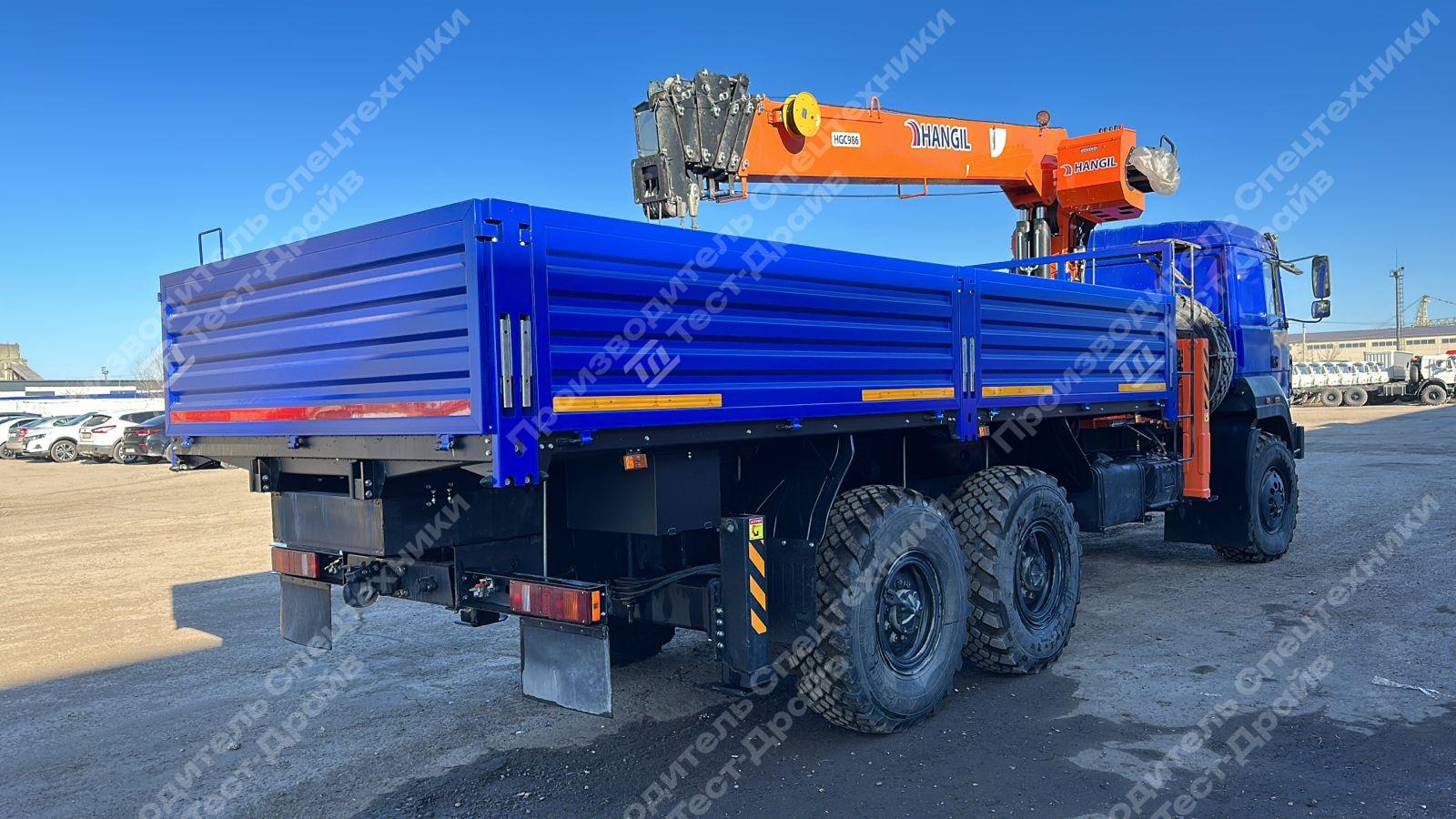 Бортовой УРАЛ 4320-80 6x6 с КМУ Hangil HGC 986 Фото №4