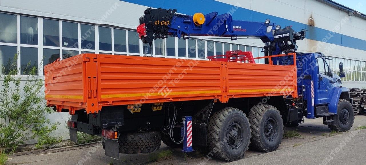Бортовой Урал NEXT 4320-72 6x6 с КМУ DongYang 2036 Фото №3