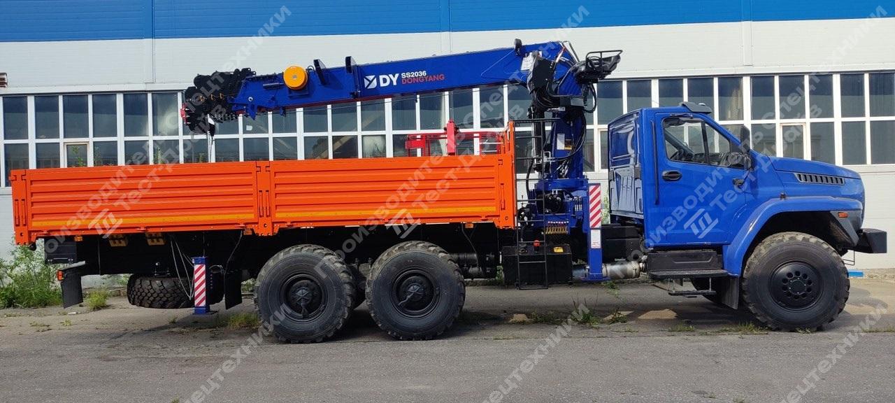 Бортовой Урал NEXT 4320-72 6x6 с КМУ DongYang 2036 Фото №4
