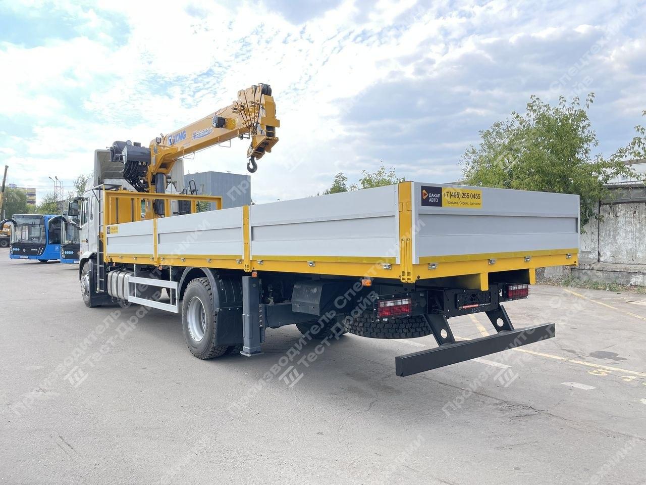 Бортовой JAC N200 4x2 с КМУ XCMG SQS200-6 Фото №2