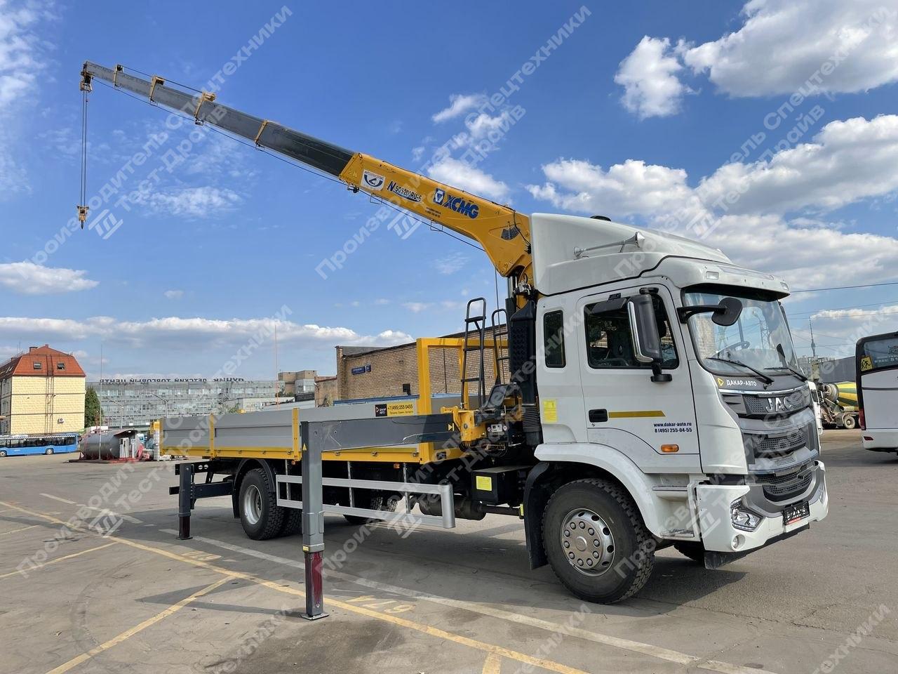 Бортовой JAC N200 4x2 с КМУ XCMG SQS200-6 Фото №3