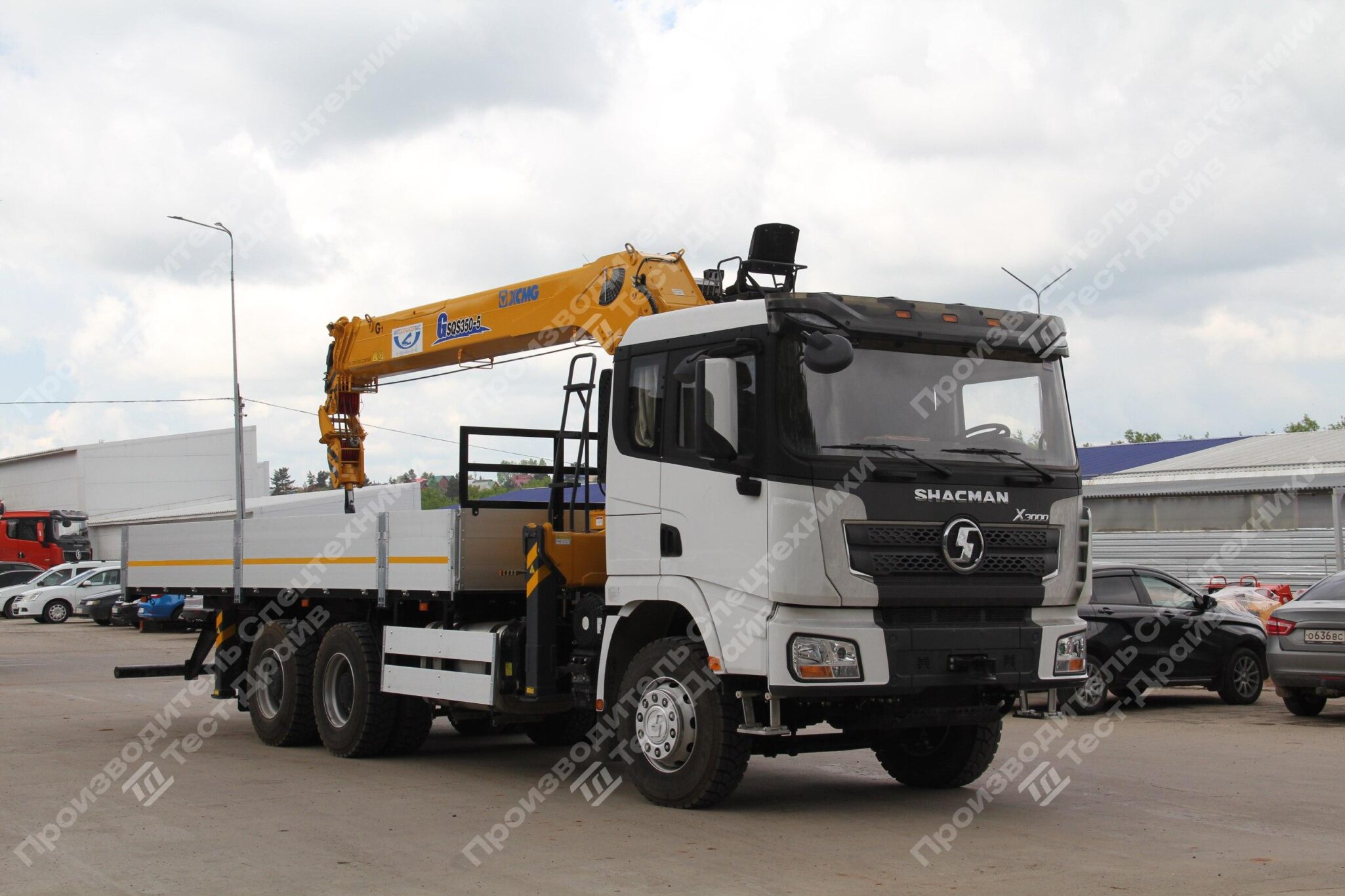 Бортовой Shacman X3000 6x4 с КМУ XCMG SQS 350-5 Фото №2