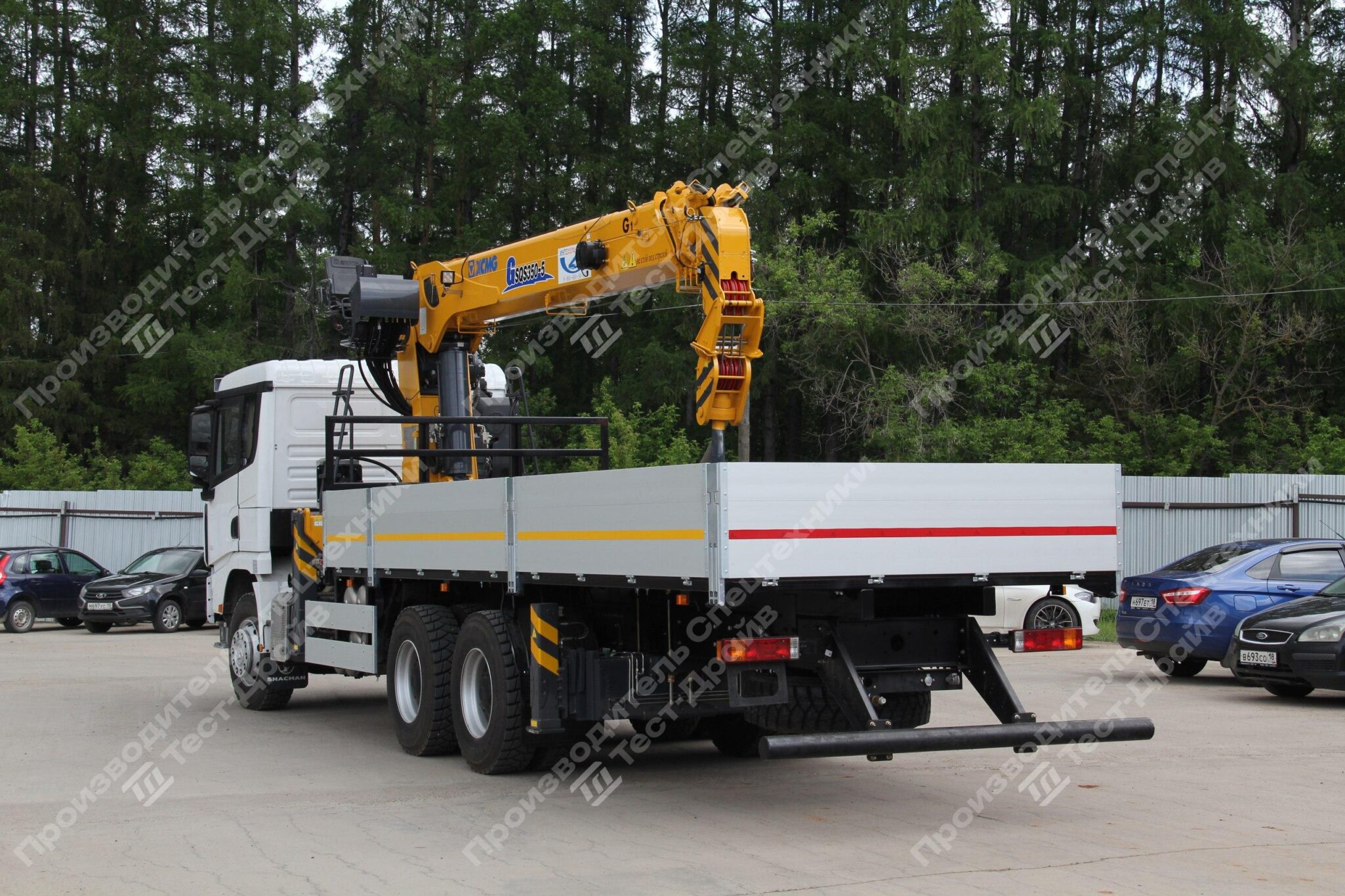 Бортовой Shacman X3000 6x4 с КМУ XCMG SQS 350-5 Фото №3