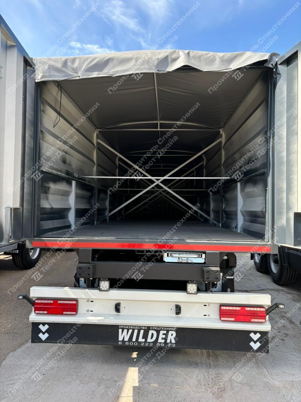Полуприцеп-зерновоз WILDER 8785H2 четырехосный Фото №4