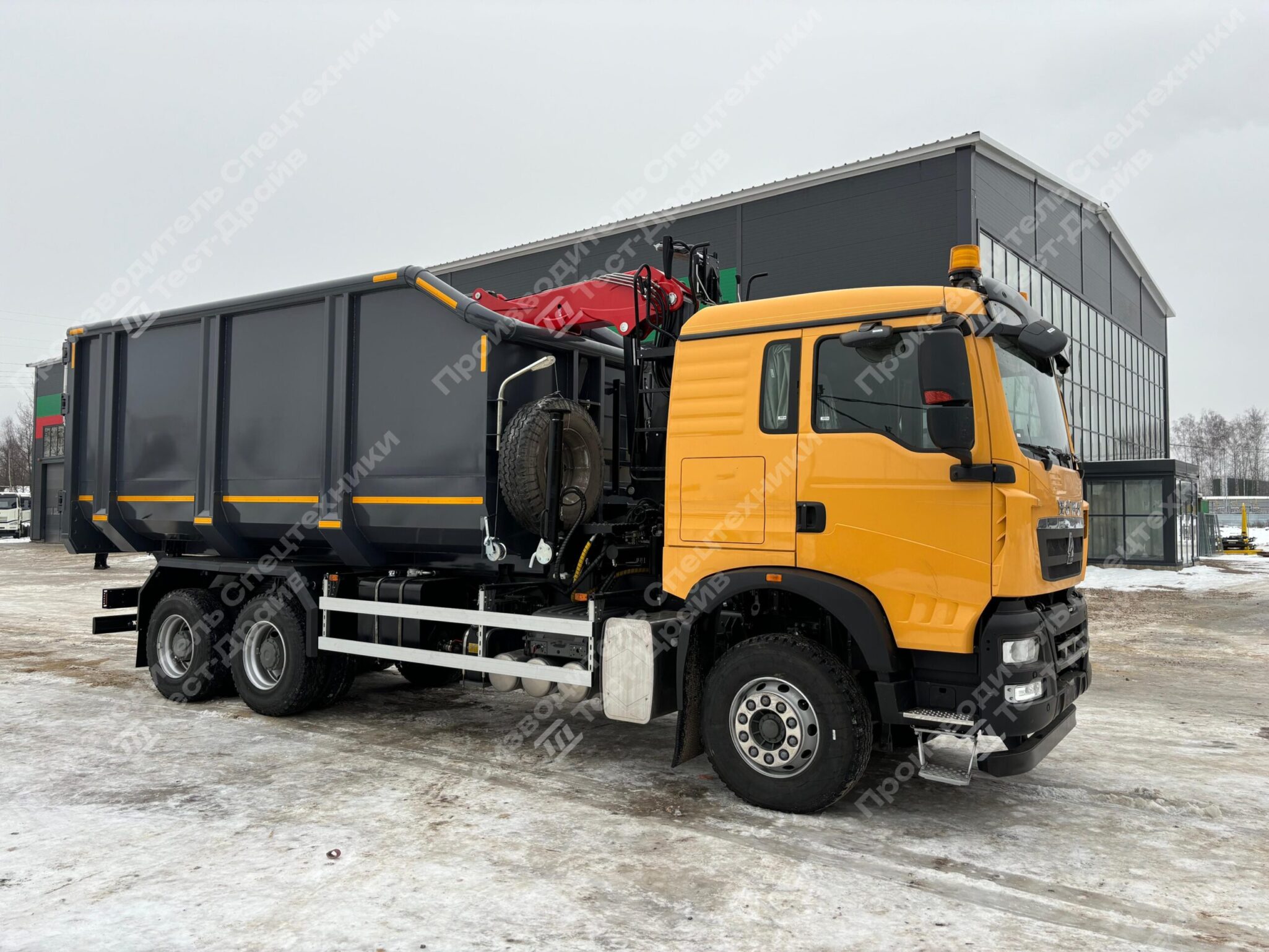 Ломовоз HOWO 6x4 с ГМУ Велмаш VM10L74M Фото №3