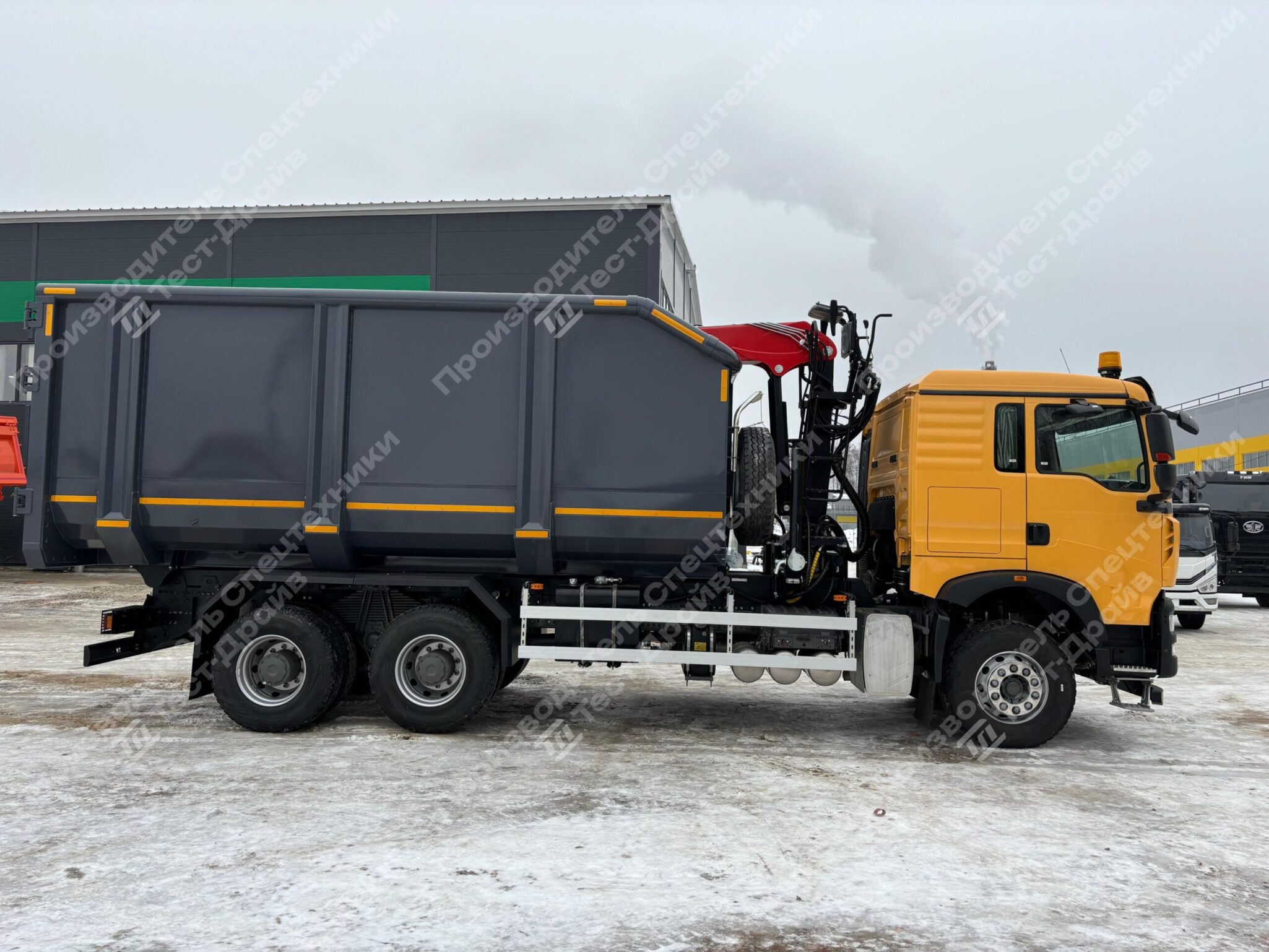 Ломовоз HOWO 6x4 с ГМУ Велмаш VM10L74M Фото №6