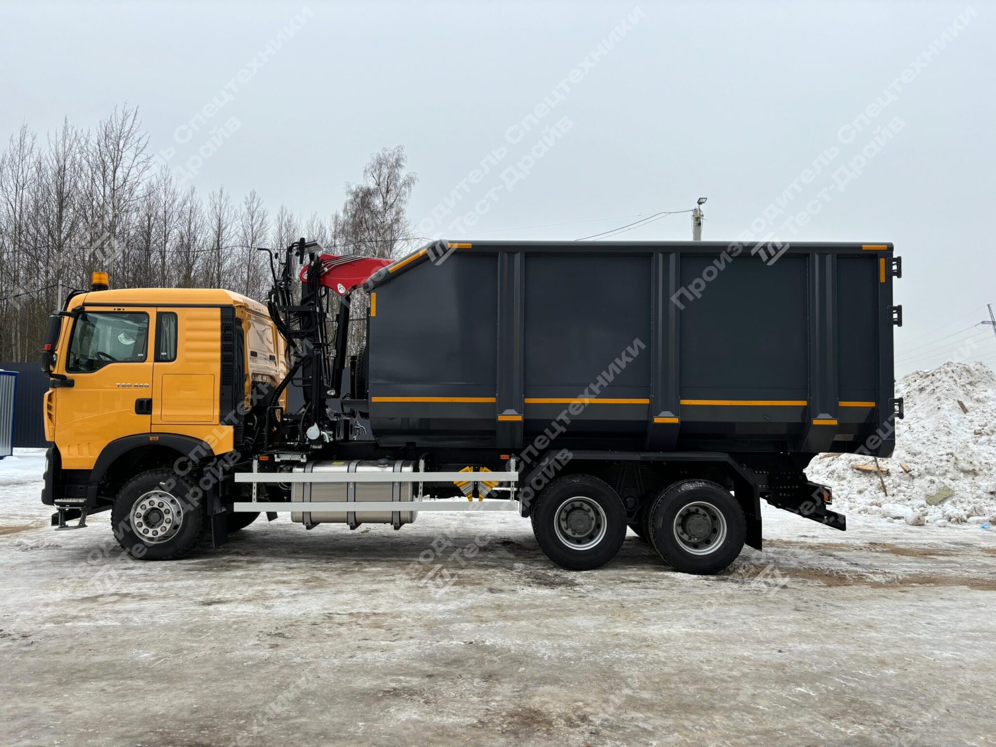 Ломовоз HOWO 6x4 с ГМУ Велмаш VM10L74M Фото №10