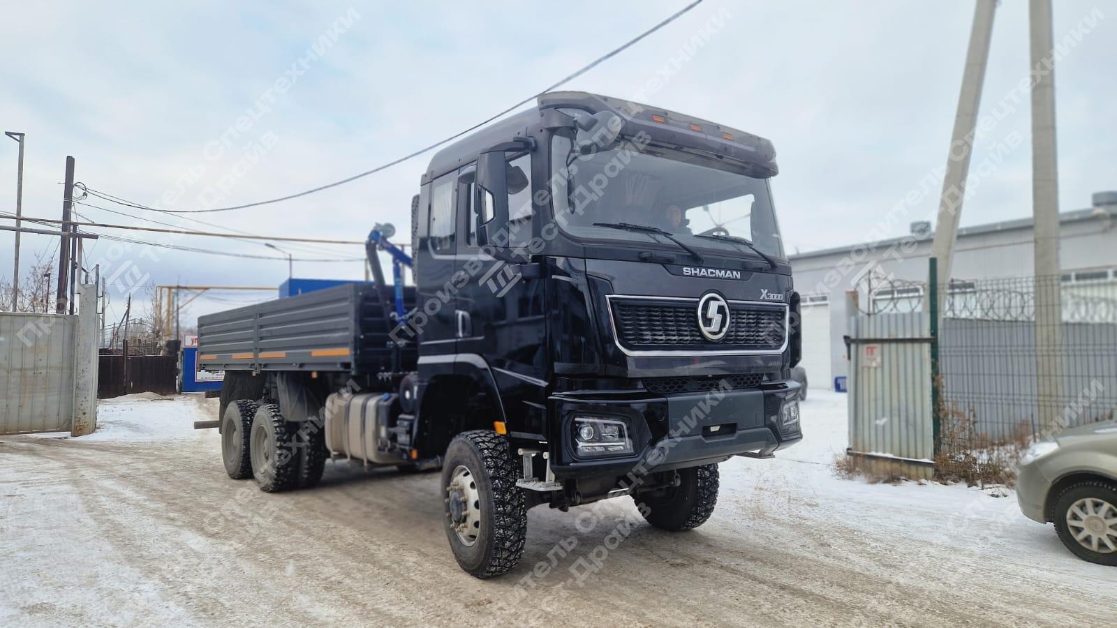 Бортовой Shacman X3000 6x4 с КМУ укосина Фото №2