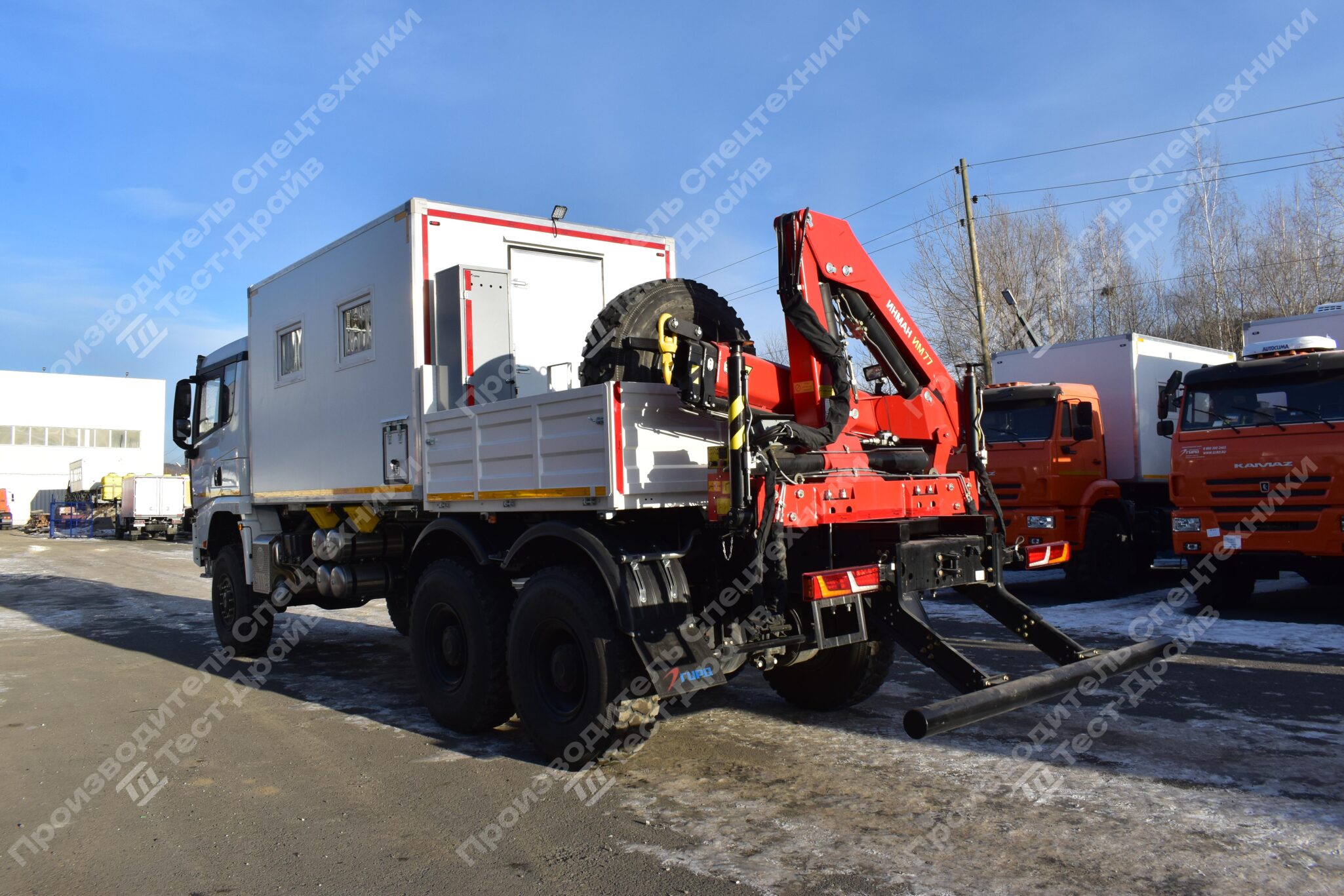 ПАРМ Shacman X3000 6x6 с КМУ Инман ИМ 77 Фото №5