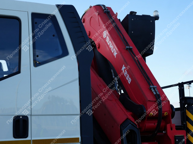 Бортовой FAW CA3250 6x4 с ГМУ SunHunk K238 Фото №2