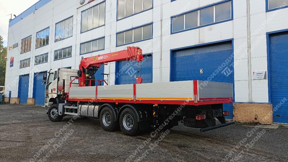 Бортовой FAW CA3250 6x4 с КМУ УММ 806T Фото №1