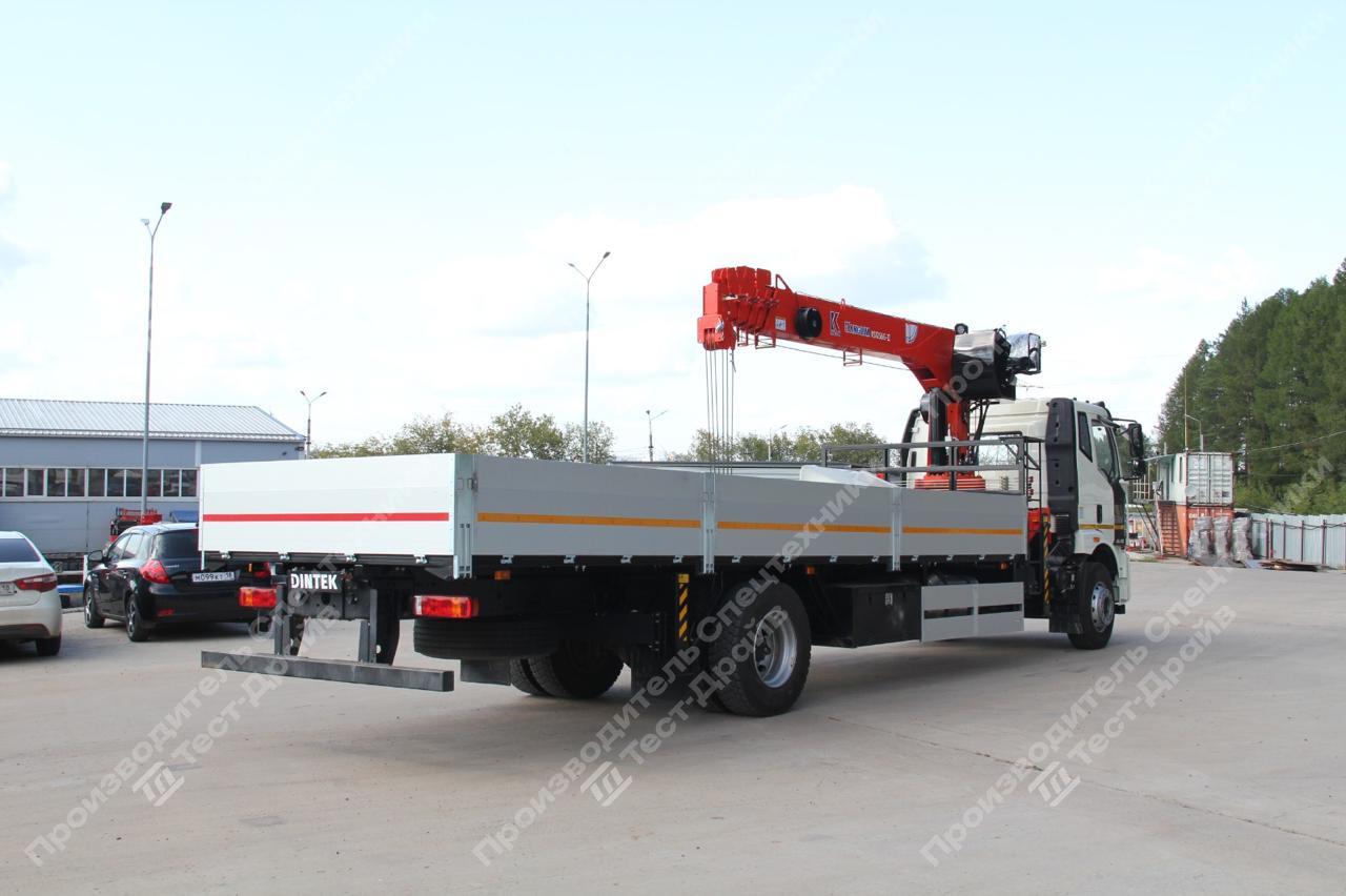 Бортовой FAW J6L 4x2 с КМУ Kanglim 1256 II Фото №9