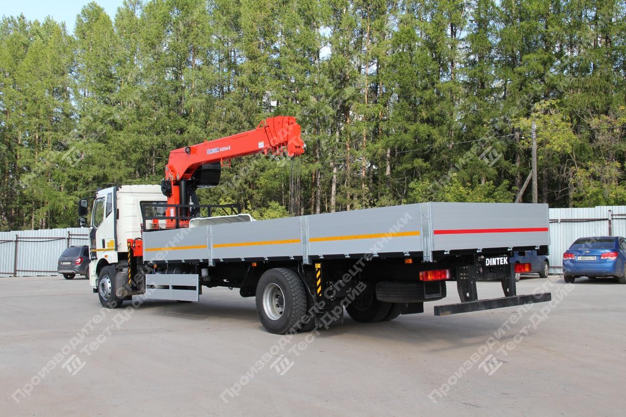 Бортовой FAW J6L 4x2 с КМУ Kanglim 1256 II Фото №11