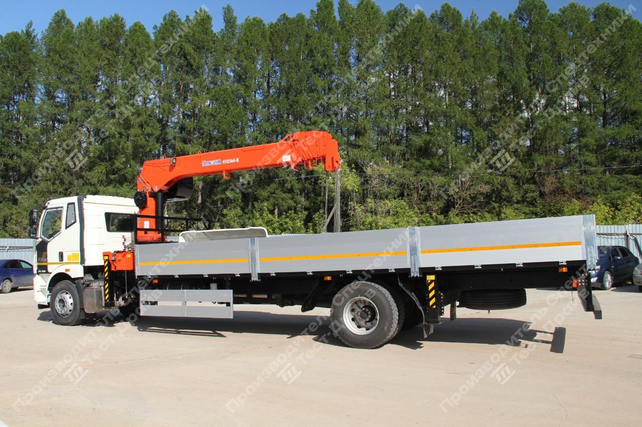 Бортовой FAW J6L 4x2 с КМУ Kanglim 1256 II Фото №14