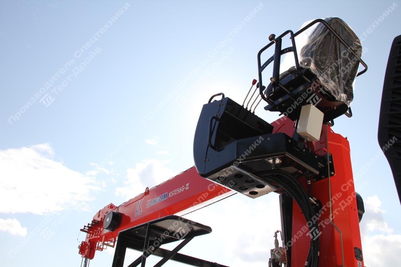 Бортовой FAW J6L 4x2 с КМУ Kanglim 1256 II Фото №16