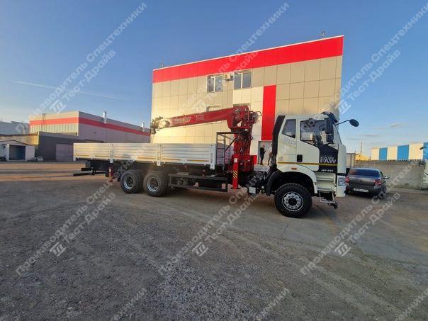 Бортовой FAW CA3250 6x4 с КМУ Horyong HRS 216 Фото №2