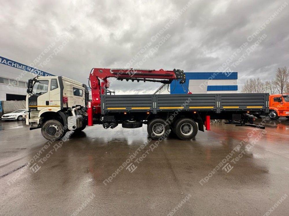 Бортовой FAW CA3250 6x4 с КМУ HORYONG HRS 216 Фото №3
