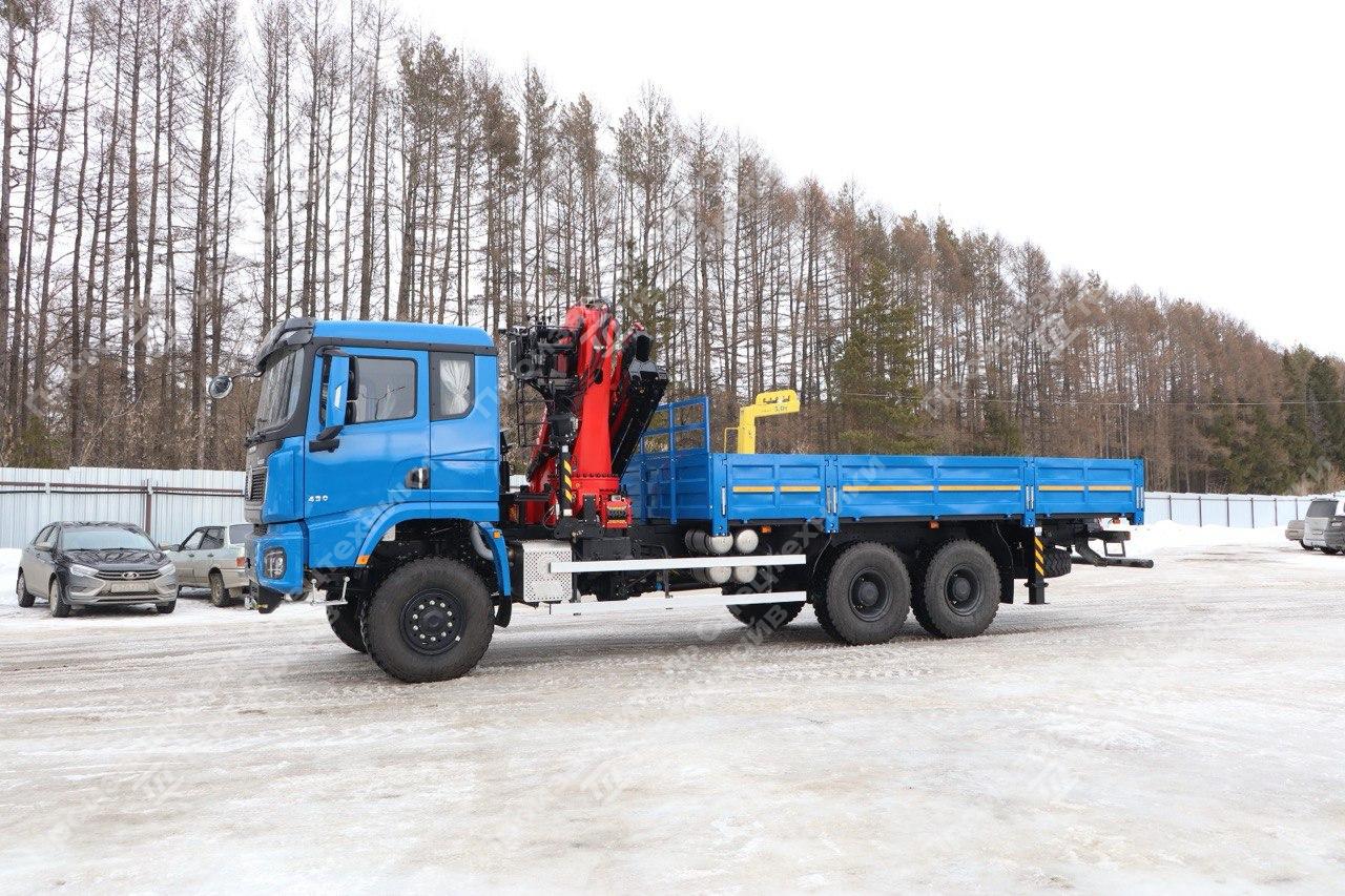 Бортовой Shacman X3000 6x6 с ГМУ SunHunk K-238-6 Фото №4