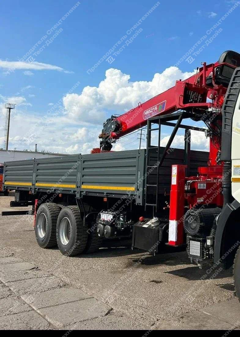 Бортовой FAW CA3250 6x4 с КМУ Horyong HRS 216 Фото №3