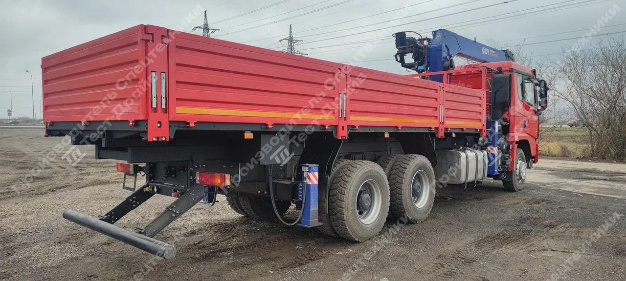 Бортовой Shacman X3000 6x6 с КМУ DonYang SS1956 Фото №4