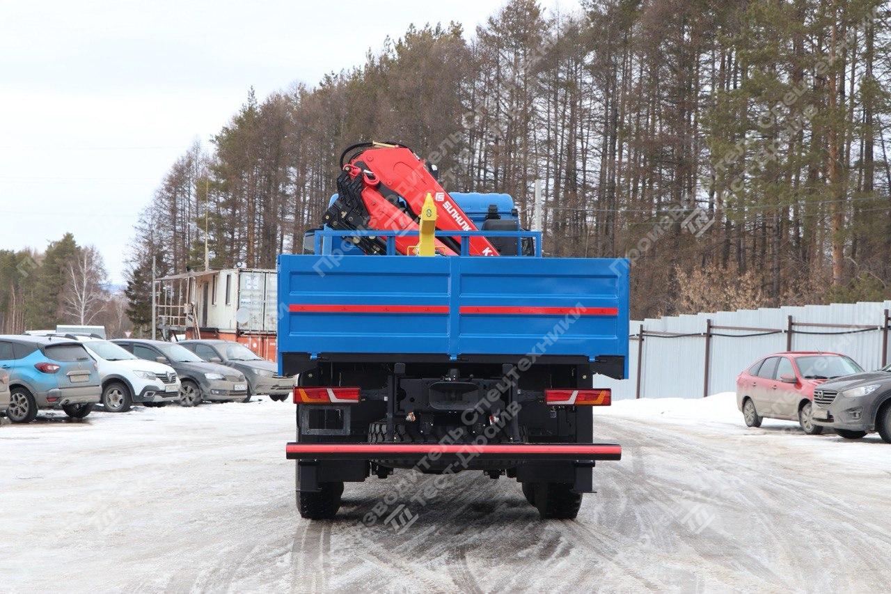 Бортовой Shacman X3000 6x6 с ГМУ SunHunk K-238-6 Фото №6