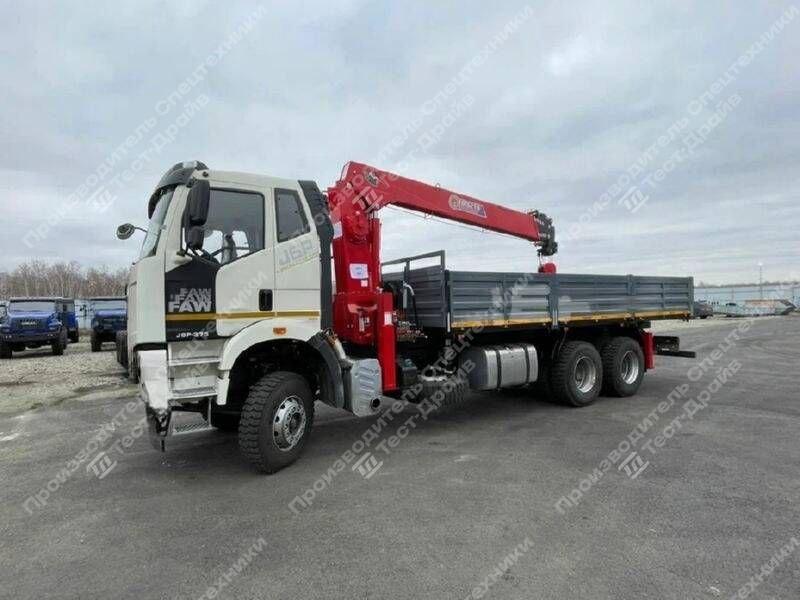 Бортовой FAW CA3250 6x4 с КМУ Horyong HRS 216 Фото №4