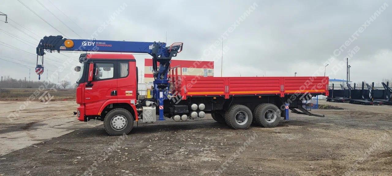 Бортовой Shacman X3000 6x6 с КМУ DonYang SS1956 Фото №5