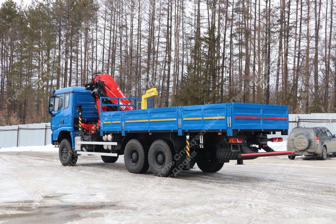 Бортовой Shacman X3000 6x6 с ГМУ SunHunk K-238-6 Фото №7