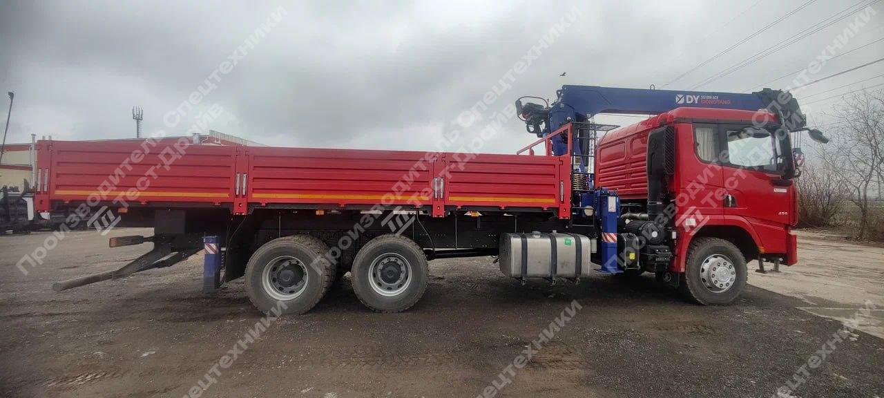 Бортовой Shacman X3000 6x6 с КМУ DonYang SS1956 Фото №6