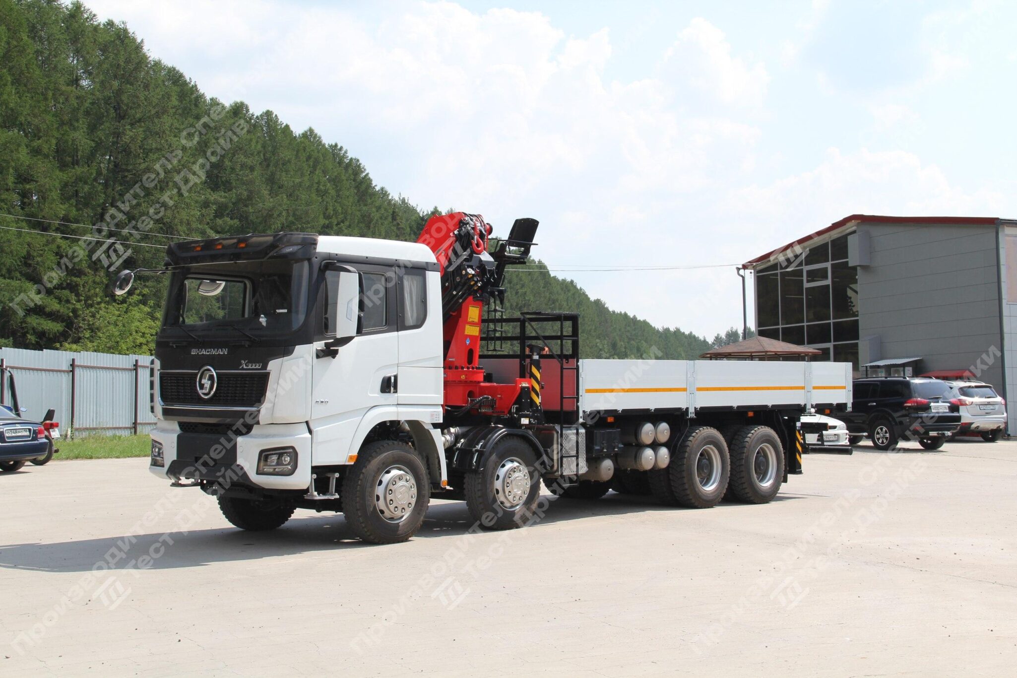 Бортовой Shacman X3000 8x4 с КМУ SunHunk K-328 Фото №7