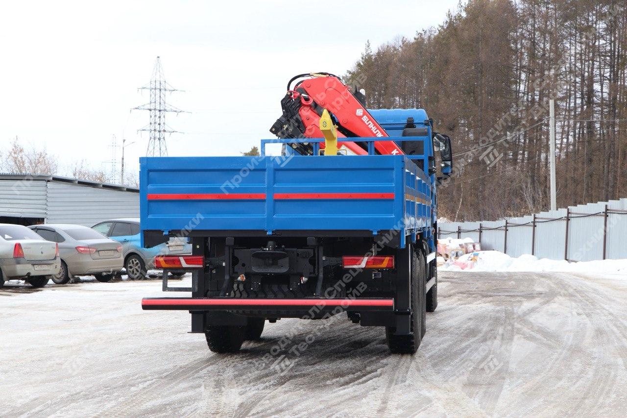 Бортовой Shacman X3000 6x6 с ГМУ SunHunk K-238-6 Фото №8