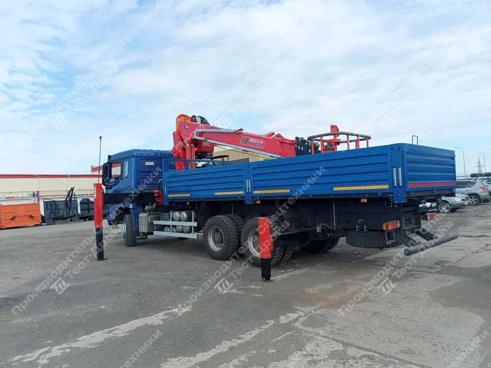 Бортовой Shacman X3000 6x6 c буровой установкой и КМУ Horyong 206 Фото №4