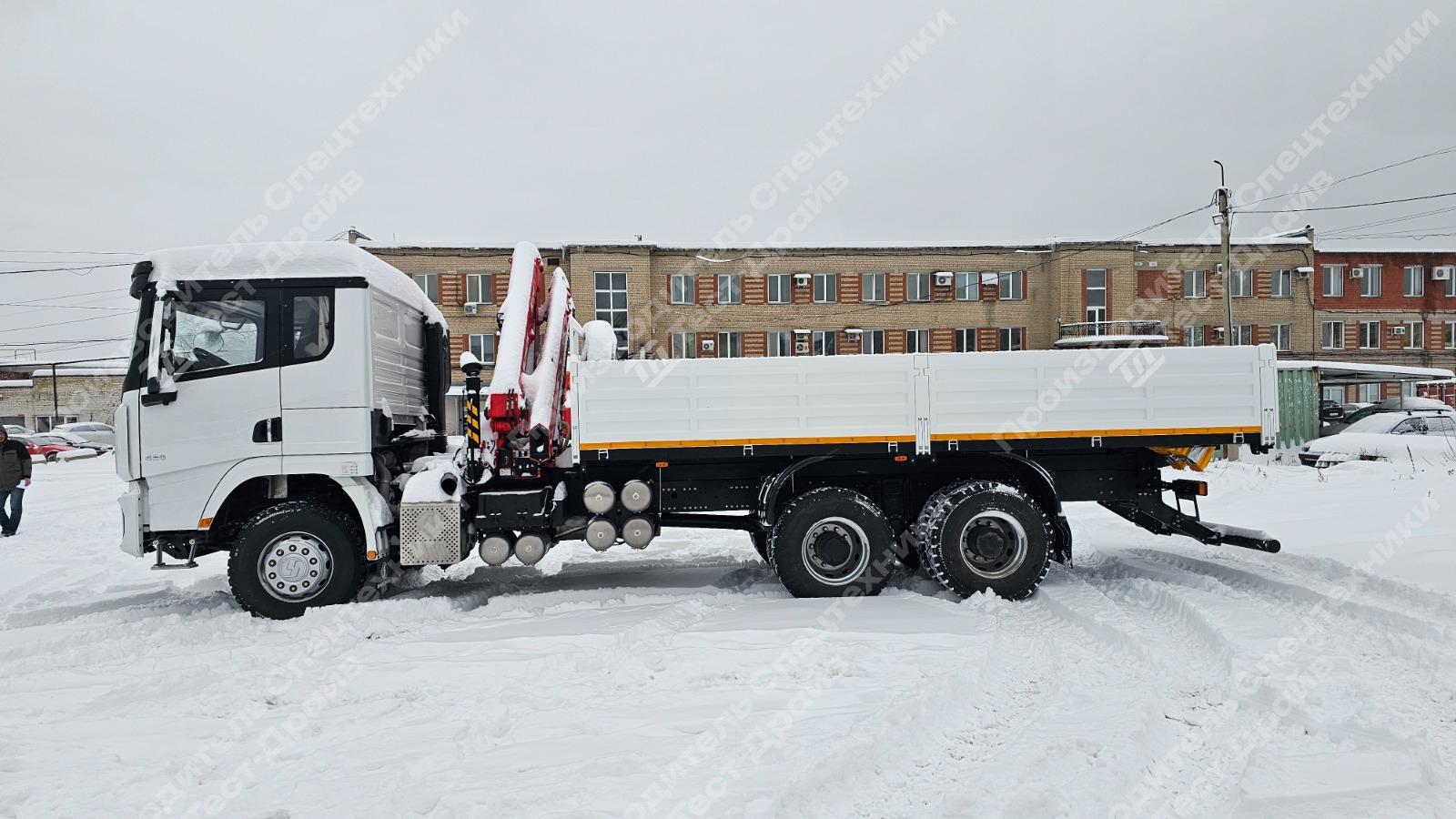 Бортовой Shacman X3000 6x4 с КМУ SunHunk K-168 Фото №2