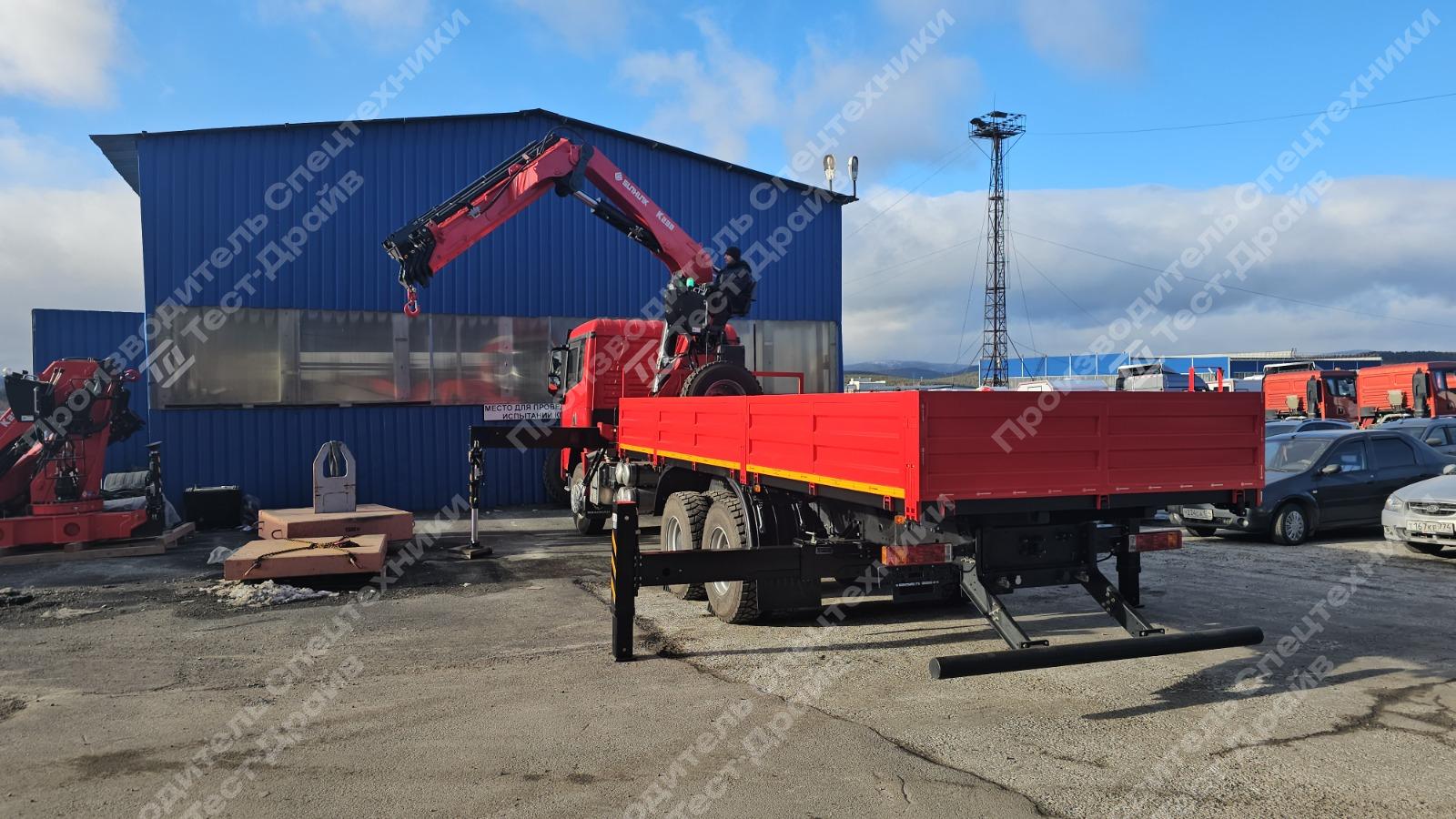 Бортовой Shacman X3000 6x4 с КМУ SunHunk K-238 Фото №5