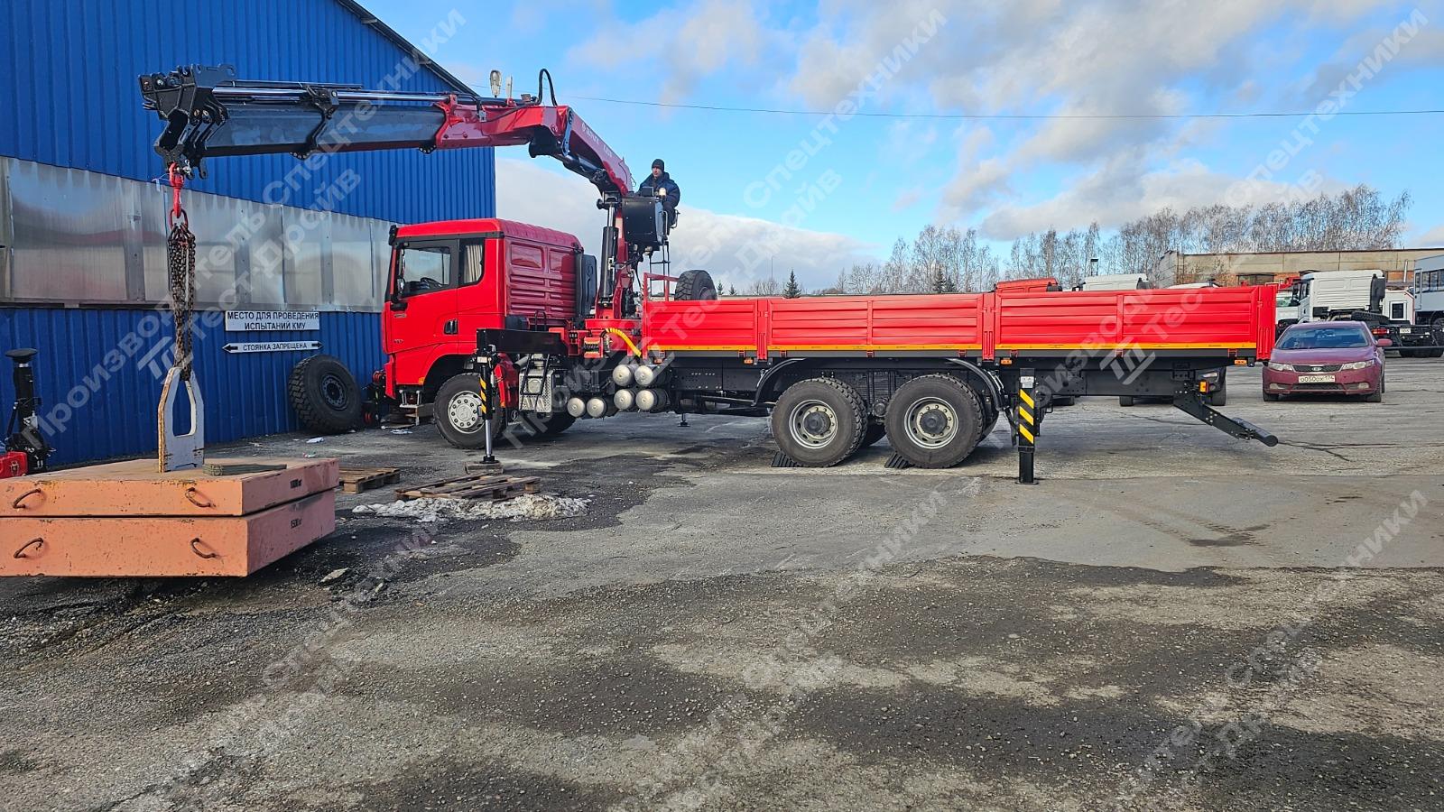 Бортовой Shacman X3000 6x4 с КМУ SunHunk K-238 Фото №6