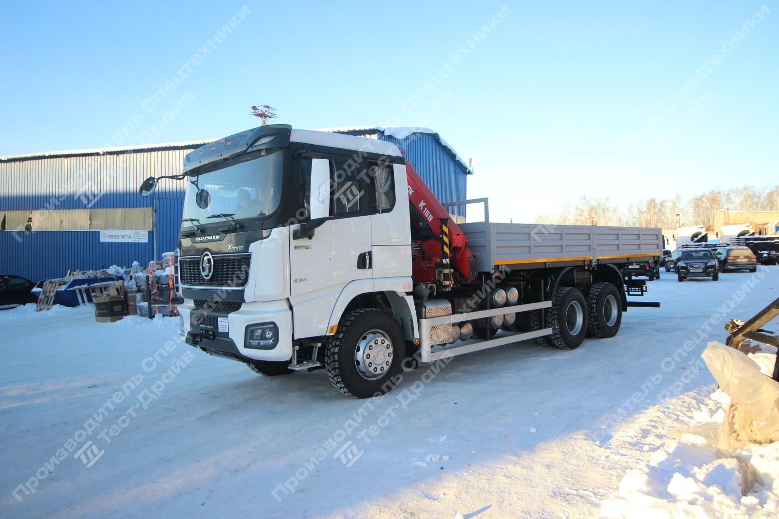 Бортовой Shacman X3000 6x4 с КМУ SunHunk K-168 Фото №4