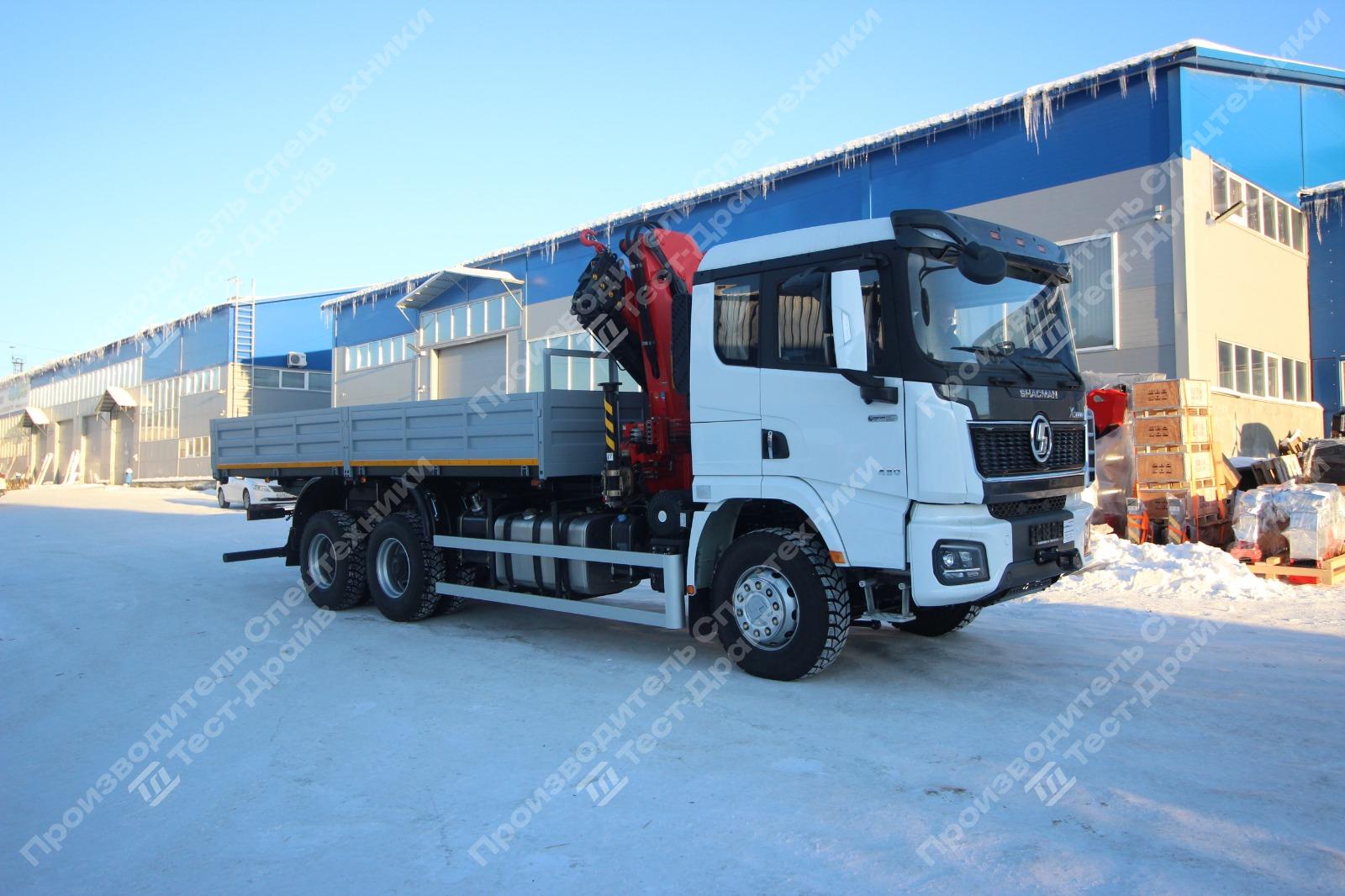 Бортовой Shacman X3000 6x4 с КМУ SunHunk K-168 Фото №9