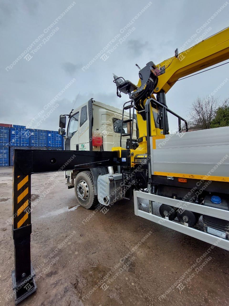 Бортовой FAW CA3250 6x4 с КМУ HYVA HST8E4 Фото №11