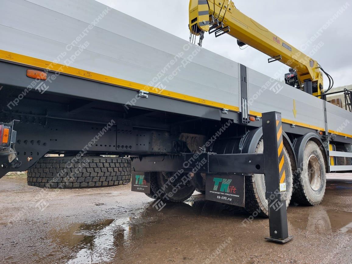 Бортовой FAW CA3250 6x4 с КМУ HYVA HST8E4 Фото №14