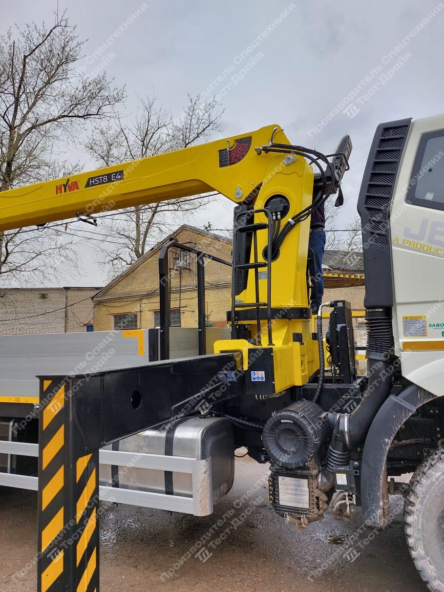 Бортовой FAW CA3250 6x4 с КМУ HYVA HST8E4 Фото №16