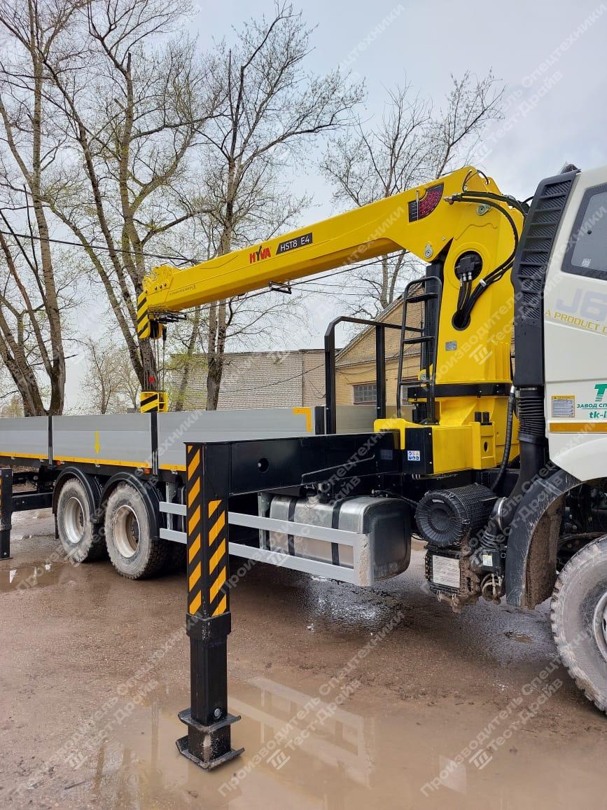 Бортовой FAW CA3250 6x4 с КМУ HYVA HST8E4 Фото №18