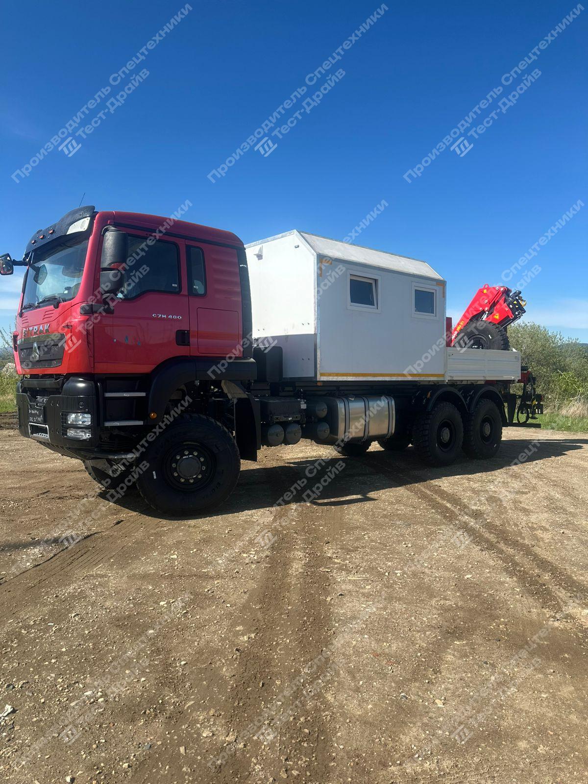 ПАРМ SITRAK C7H 6x6 с КМУ Инман ИМ 95 Фото №2