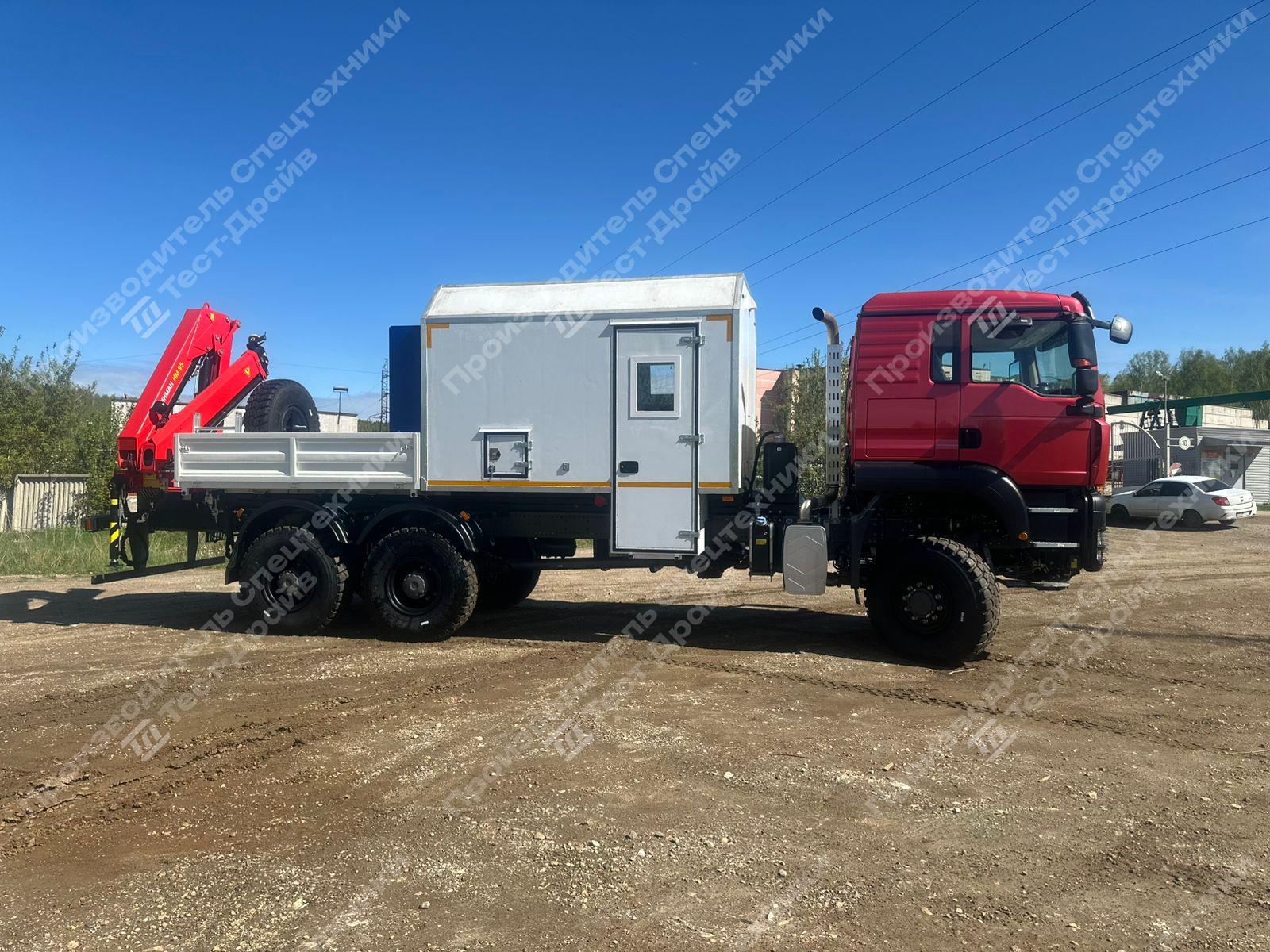 ПАРМ SITRAK C7H 6x6 с КМУ Инман ИМ 95 Фото №3