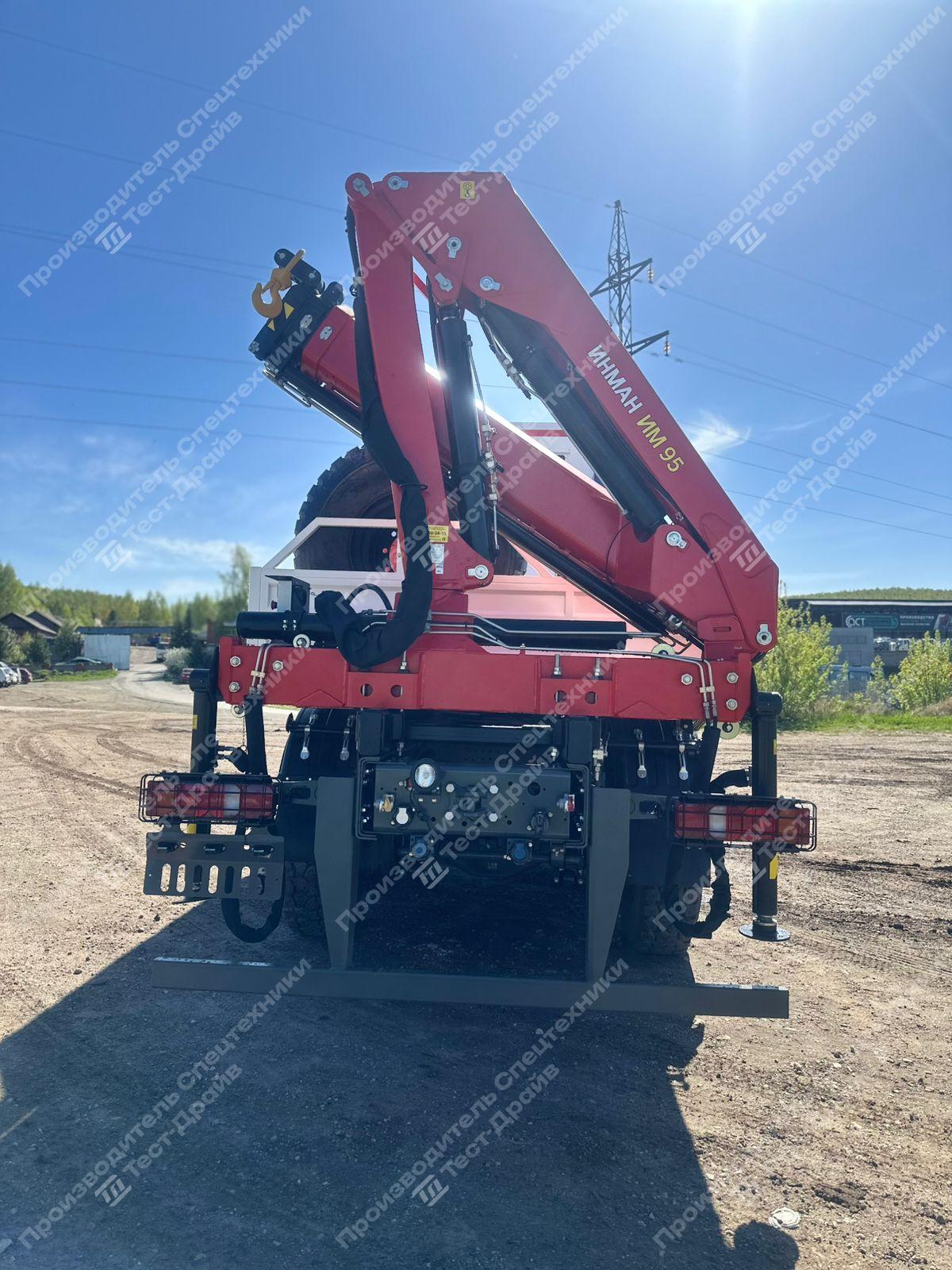 ПАРМ SITRAK C7H 6x6 с КМУ Инман ИМ 95 Фото №4