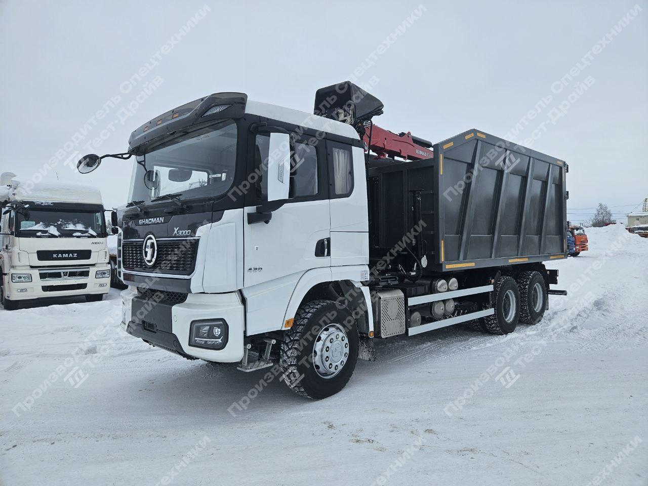 Ломовоз Shacman X3000 6x4 с ГМУ Велмаш VM10L74M Фото №4