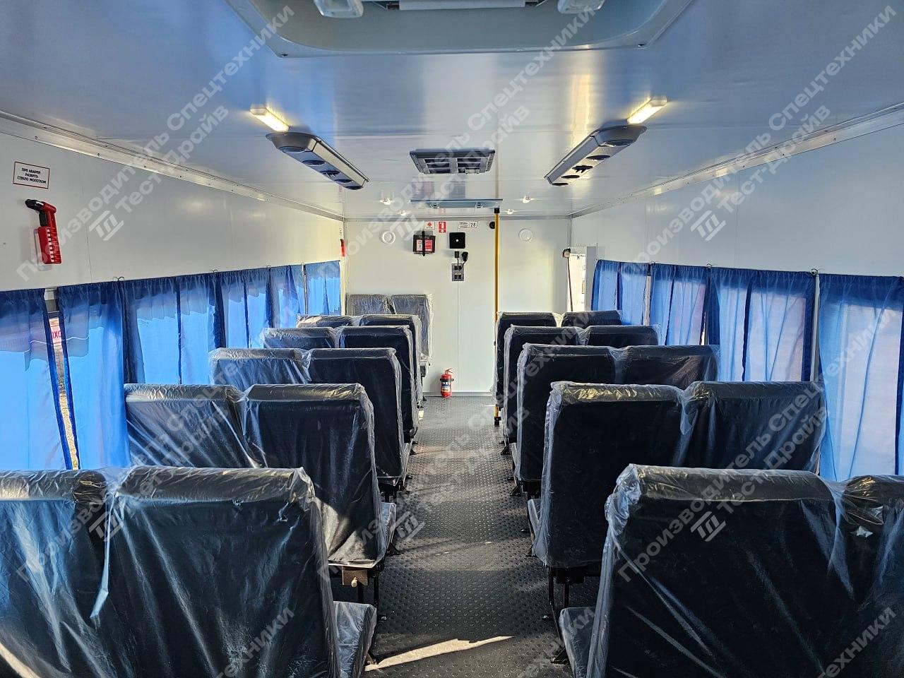 Вахтовый автобус FAW CA3250 6x6 - 28 мест Фото №3