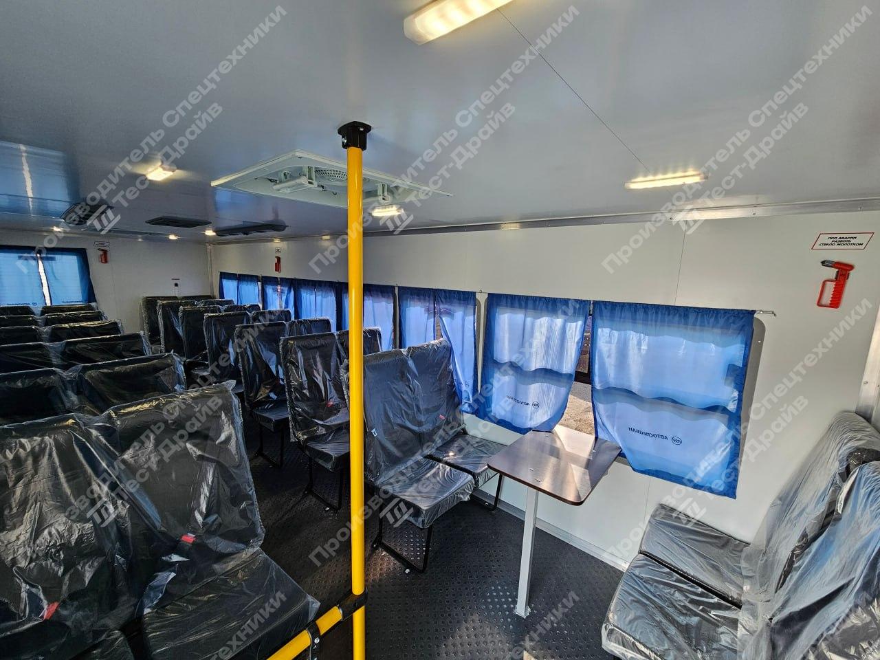 Вахтовый автобус FAW CA3250 6x6 - 28 мест Фото №4